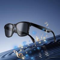 Smart Glasses, Wireless Headphone Smart Eyewear, Multifunctional Sunglasses, Outdoor Sports Headset, Rechargeable Hd Mirror G...