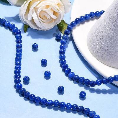 Natural Mashan Jade Round Beads Strands