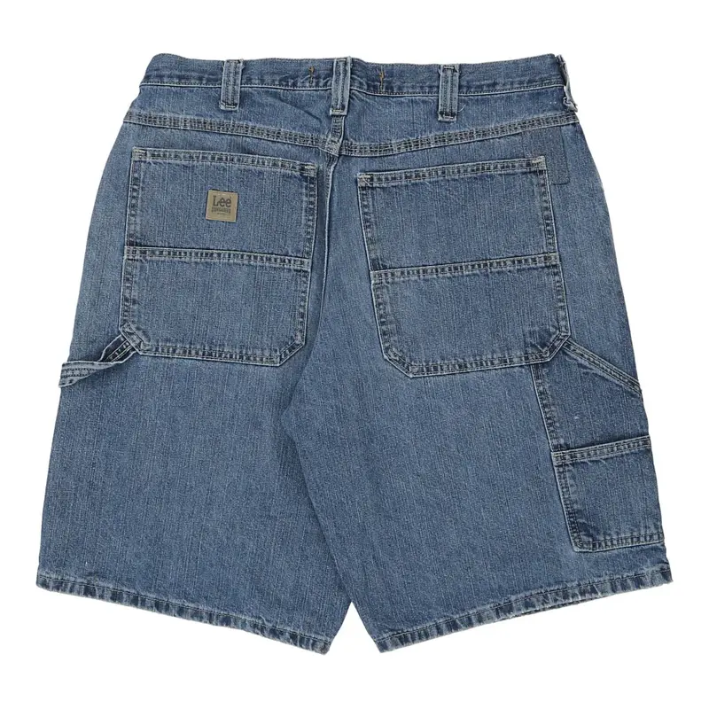 Lee Denim Shorts - 36W 11L Blue Cotton