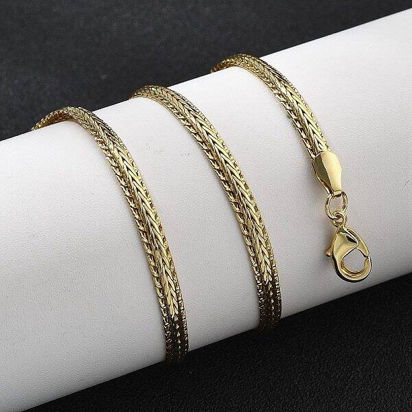 Brass Wheat Chain Necklaces for Women