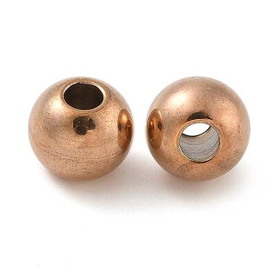 Ion Plating(IP) 202 Stainless Steel Rondelle Spacer Beads