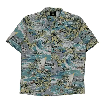 Royal Creations Hawaiian Shirt - Medium Multicoloured Cotton