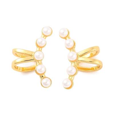 Brass Cuff Earrings