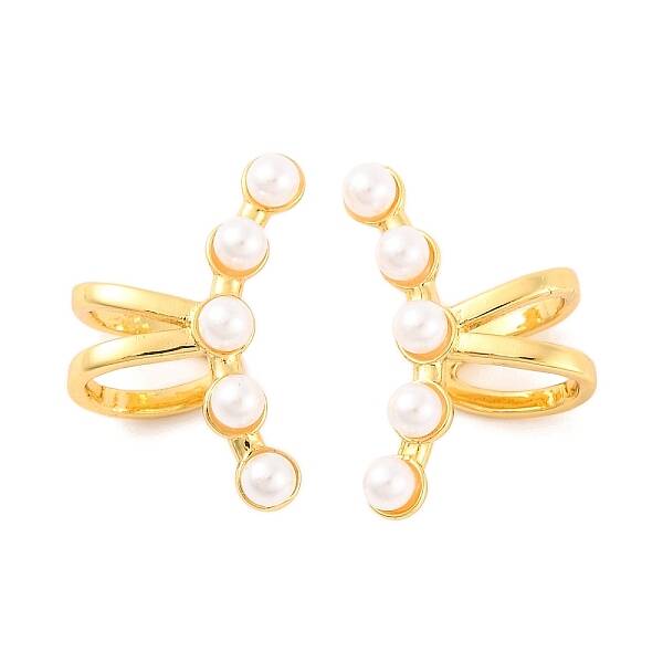 Brass Cuff Earrings