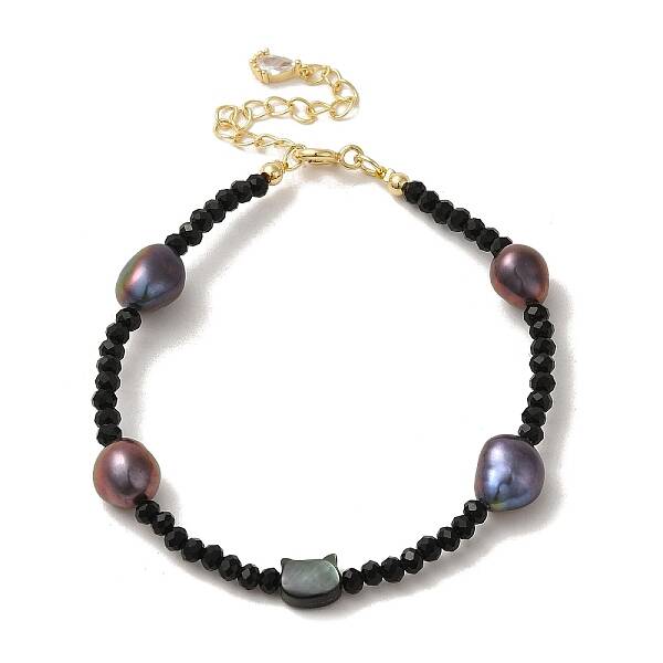 Natural Pearl & Shell & Glass Beaded Bracelets