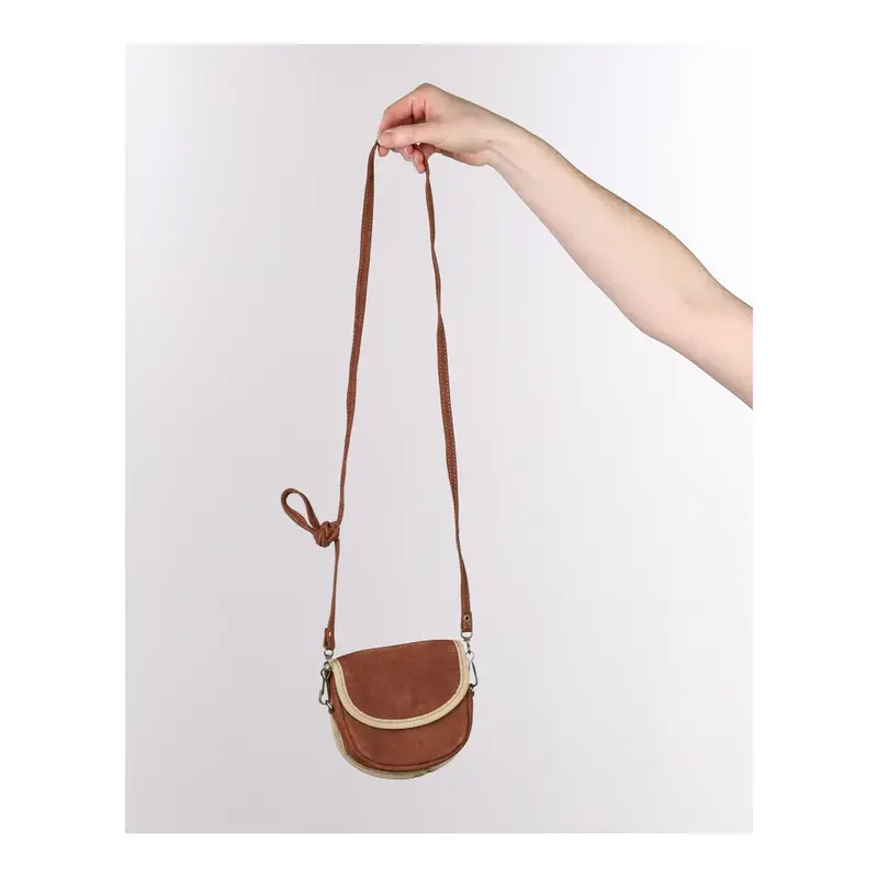Unbranded Crossbody Bag - No Size Brown Leather