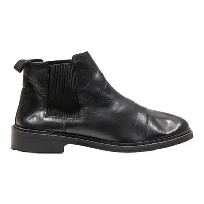 TOP SHOP Chelsea Boots Black Leather Mens UK 8