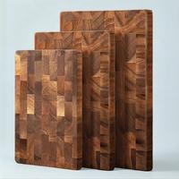 Solid Hardwood Slats Design Cutting Board, 1 Count Durable Meat Cheese Fruit Vegetables Chopping Board, Country Style Sturdy ...
