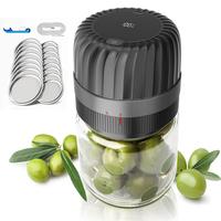 KITOOL Electric Mason Jar Vacuum Sealer Kit [new version], super suction, one-touch automatic food sealing machine, wet and d...