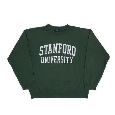 MV SPORT Stanford University Sweatshirt Green Mens L