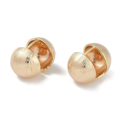 Brass Hoop Earrings