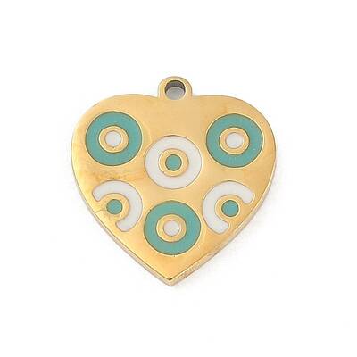 304 Stainless Steel Enamel Charms