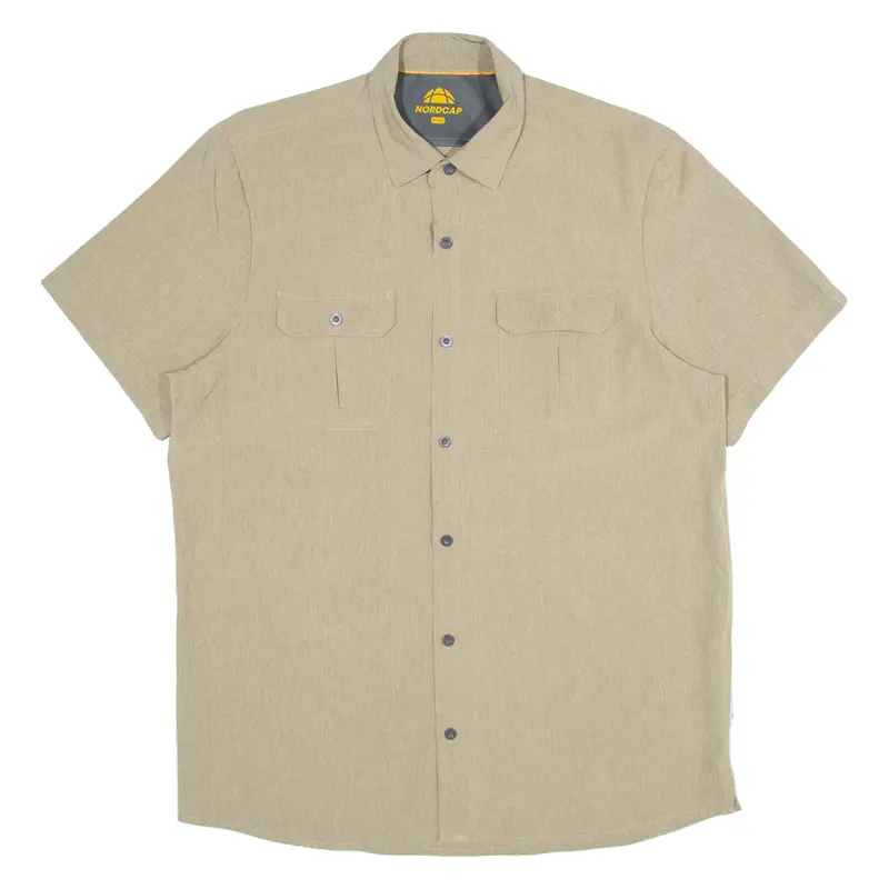 NORDCAP Mens Plain Shirt Brown L
