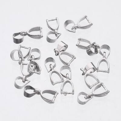Brass Ice Pick Pinch Bails