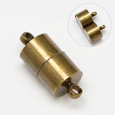 Brass Magnetic Clasps with Loops