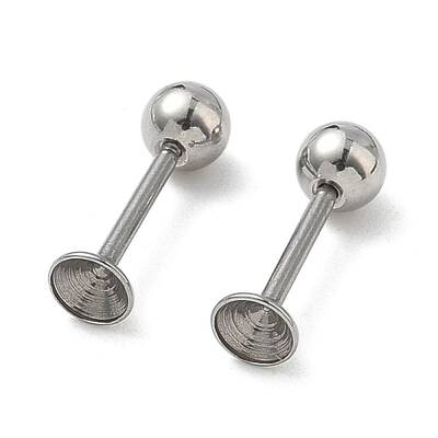 304 Stainless Steel Stud Earring Findings