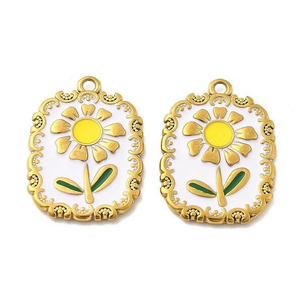 304 Stainless Steel Enamel Pendants