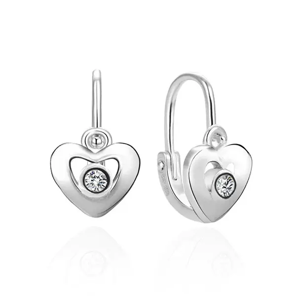 Beneto AGUC2583D-WL Zirconia Earrings