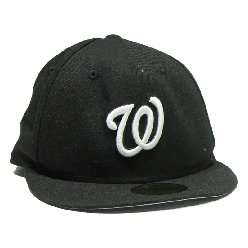 NEW ERA Washington Nationals Mens Snapback Cap Black S