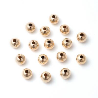 Yellow Gold Filled Beads