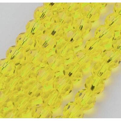Transparent Glass Bead Strands