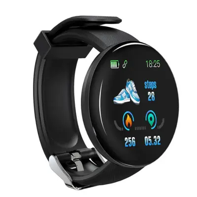 Round screen smart bracelet | Color: Black