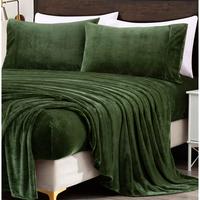 Lavish Extra Soft Microplush Fleece Velvety Bed Sheet Set