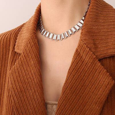 304 Stainless Steel Oval Link Chain Necklaces