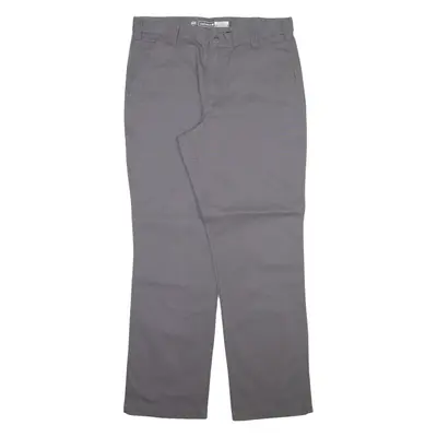 CARHARTT Mens Trousers Grey Relaxed Straight W36 L34