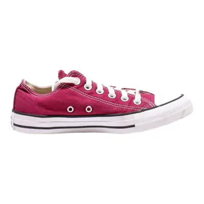 CONVERSE Chuck Taylor All Star Low Top Trainers Maroon Canvas Womens UK 5