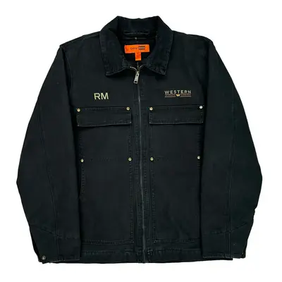 Western Corner Stone Jacket - Medium Navy Cotton