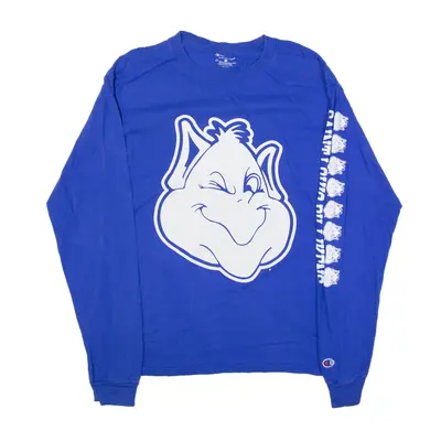 CHAMPION St Louis Billikens T-Shirt Blue Long Sleeve Mens M