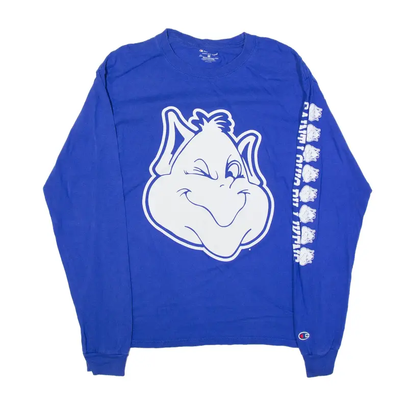 CHAMPION St Louis Billikens T-Shirt Blue Long Sleeve Mens M