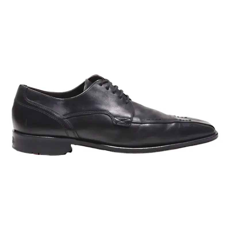 LLOYD Oxford Shoes Black Leather Mens UK 8