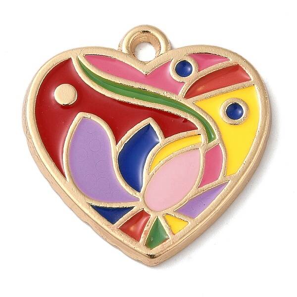 Zinc Alloy Enamel Pendants