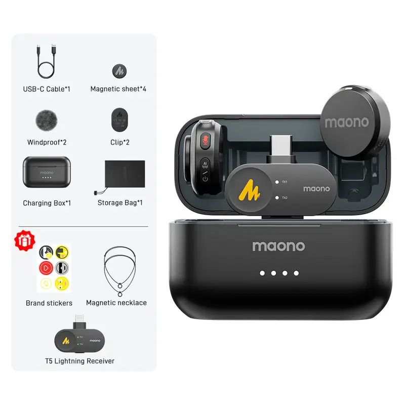 Maono T5 Wireless Microphone