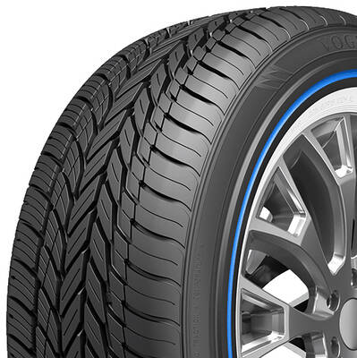 Vogue Tire Custom Built Radial VIII White/Blue All Season - 215/70R15 103H