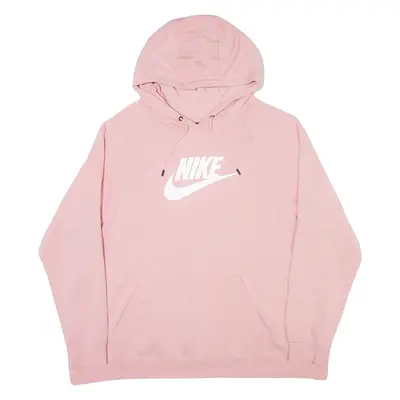 NIKE Womens Pink Hoodie XL