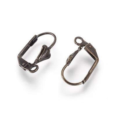 Brass Leverback Earring Findings
