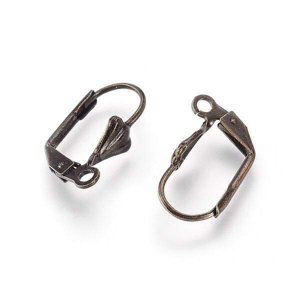 Brass Leverback Earring Findings
