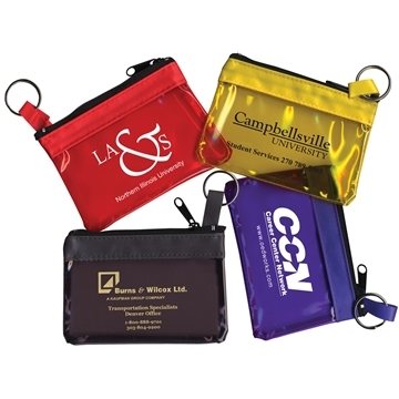 100 Custom The RAINBOW Translucent Crystal Clear Zip Pouch with ...