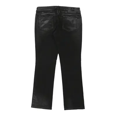 Just Cavalli Jeans - 33W UK 12 Black Cotton