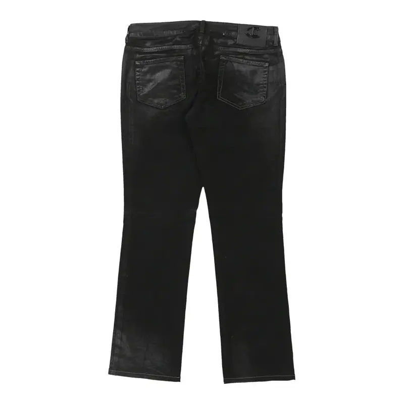 Just Cavalli Jeans - 33W UK 12 Black Cotton