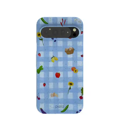 Powder Blue Gingham Farmhouse Google Pixel 9 Pro XL Case