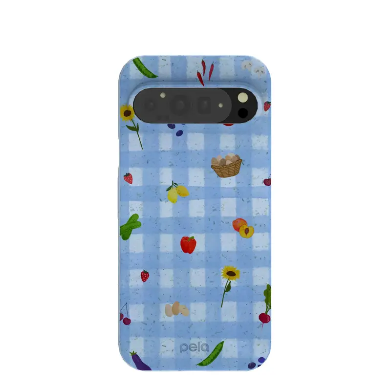Powder Blue Gingham Farmhouse Google Pixel 9 Pro XL Case