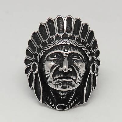 Personalized Retro 304 Stainless Steel Wide Band Rings for Men
