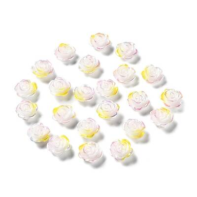 Tricolor Opaque Resin Cabochons