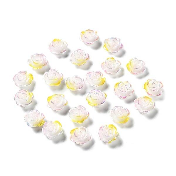 Tricolor Opaque Resin Cabochons