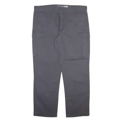 CARHARTT Cargo Mens Trousers Grey Relaxed Straight W42 L32