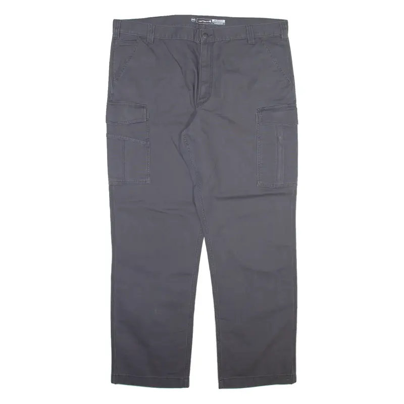 CARHARTT Cargo Mens Trousers Grey Relaxed Straight W42 L32